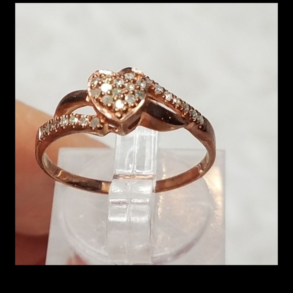 Diamond Heart Ring